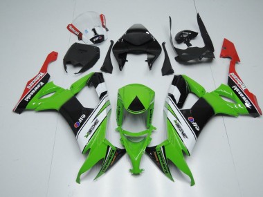ZX10R 2008-2010 Verkleidungen - Weiß Schwarz Und Grün