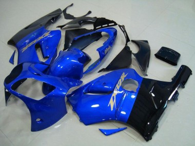 ZX12R 2000-2001 Verkleidungen - Blau Schwarz