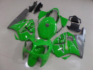 ZX12R 2000-2001 Verkleidungen - Grüne Flamme