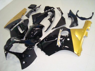 ZX12R 2000-2001 Verkleidungen - Schwarz Gold