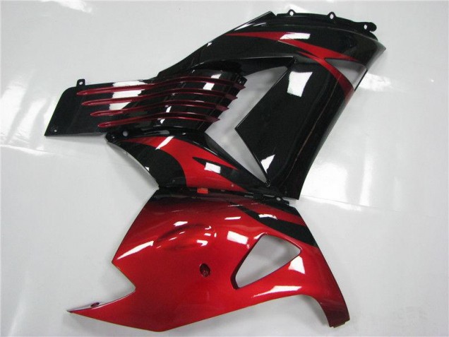 ZX14R ZZR 1400 2006-2011 Verkleidungen - Rot Schwarz ZX14R ZZR 1400 2006-2011 Verkleidungen - Rot Schwarz