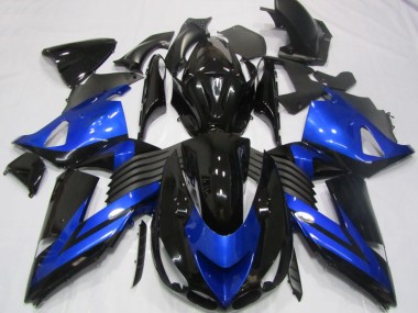 ZX14R ZZR 1400 2006-2011 Verkleidungen - Schwarz Blau