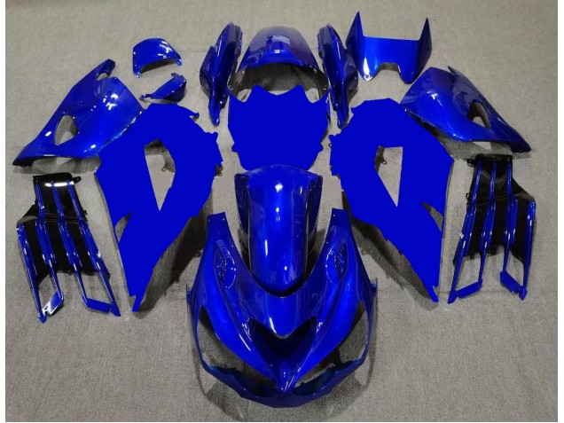 ZX14R ZZR 1400 2012-2021 Verkleidungen - Blau Schwarz ZX14R ZZR 1400 2012-2021 Verkleidungen - Blau Schwarz