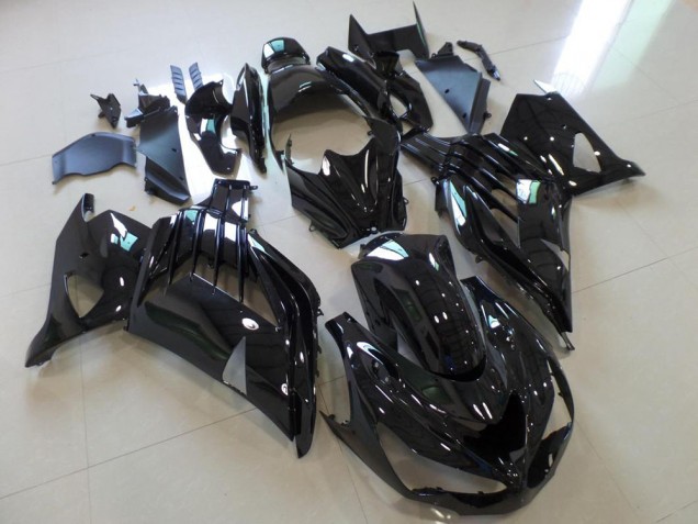 ZX14R ZZR 1400 2012-2021 Verkleidungen - Glänzend Schwarz ZX14R ZZR 1400 2012-2021 Verkleidungen - Glänzend Schwarz