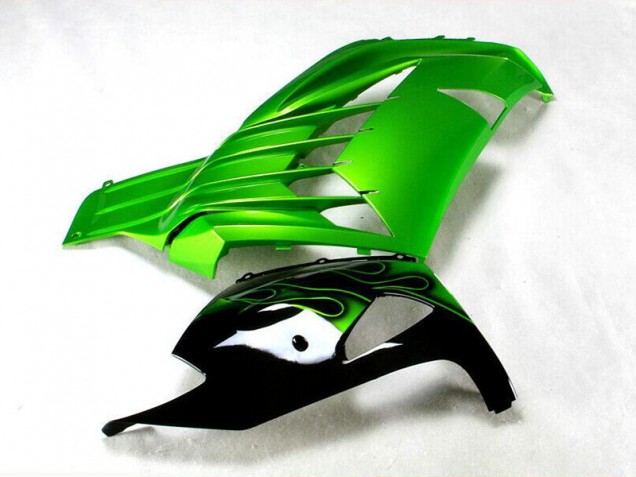 ZX14R ZZR 1400 2012-2021 Verkleidungen - Grün Schwarz ZX14R ZZR 1400 2012-2021 Verkleidungen - Grün Schwarz