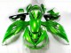 ZX14R ZZR 1400 2012-2021 Verkleidungen - Grün Schwarz ZX14R ZZR 1400 2012-2021 Verkleidungen - Grün Schwarz