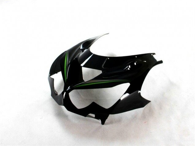 ZX14R ZZR 1400 2012-2021 Verkleidungen - Schwarz Grün ZX14R ZZR 1400 2012-2021 Verkleidungen - Schwarz Grün