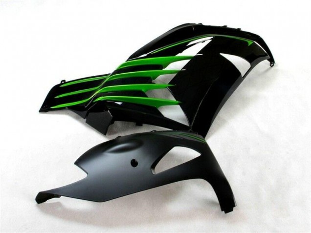 ZX14R ZZR 1400 2012-2021 Verkleidungen - Schwarz Grün ZX14R ZZR 1400 2012-2021 Verkleidungen - Schwarz Grün