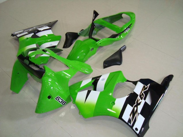 ZX6R 2000-2002 Verkleidung & Plastik - Grün Schwarz ZX6R 2000-2002 Verkleidung & Plastik - Grün Schwarz