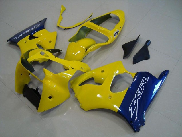 ZX6R 2000-2002 Verkleidungen - Gelb Blau