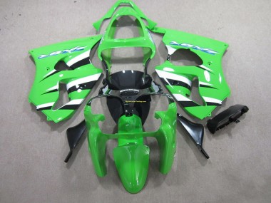 ZX6R 2000-2002 Verkleidungen - Grün Schwarz Weiß