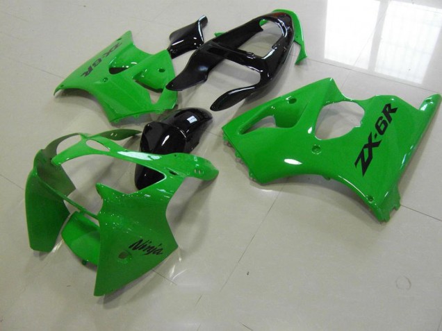 ZX6R 2000-2002 Verkleidungen - Grün Schwarzer Schwanz ZX6R 2000-2002 Verkleidungen - Grün Schwarzer Schwanz