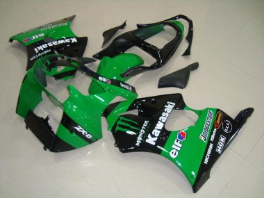 ZX6R 2000-2002 Verkleidungen - Grünes Monster