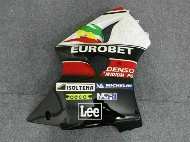 ZX6R 2000-2002 Verkleidungen - Schwarz Weißer Eurobet ZX6R 2000-2002 Verkleidungen - Schwarz Weißer Eurobet