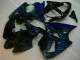ZX6R 2000-2002 Verkleidungen - Schwarz mit Blaur Flamme ZX6R 2000-2002 Verkleidungen - Schwarz mit Blaur Flamme