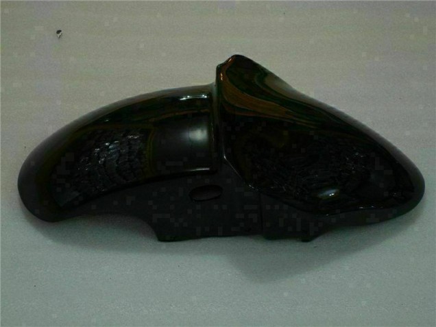ZX6R 2000-2002 Verkleidungen - Schwarz mit Blaur Flamme ZX6R 2000-2002 Verkleidungen - Schwarz mit Blaur Flamme