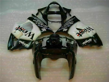ZX6R 2000-2002 Verkleidungen - Schwarzer West Ninja