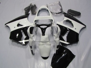 ZX6R 2000-2002 Verkleidungen - Weiß Schwarz