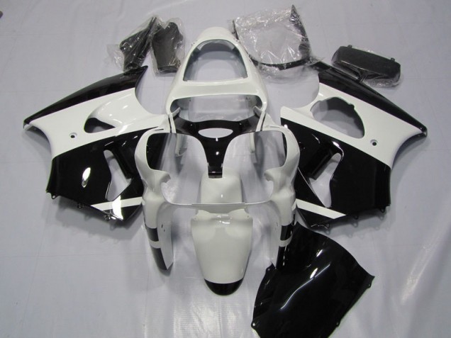 ZX6R 2000-2002 Verkleidungen - Weiß Schwarz ZX6R 2000-2002 Verkleidungen - Weiß Schwarz