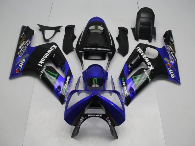 ZX6R 2003-2004 Verkleidungen - Blau Monster ZX6R 2003-2004 Verkleidungen - Blau Monster