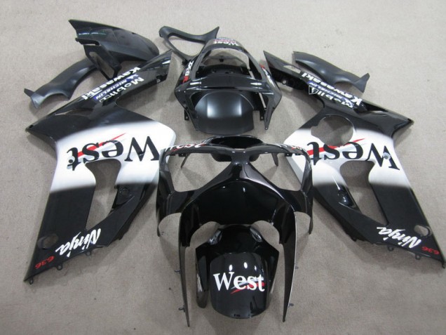 ZX6R 2003-2004 Verkleidungen - Schwarzer West Ninja 636 ZX6R 2003-2004 Verkleidungen - Schwarzer West Ninja 636