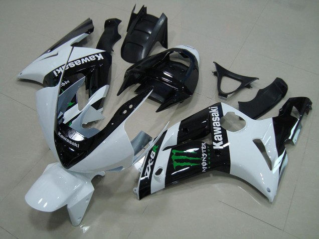 ZX6R 2003-2004 Verkleidungen - Weiß Monster ZX6R 2003-2004 Verkleidungen - Weiß Monster