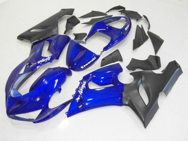 ZX6R 2005-2006 Verkleidung - Blau Schwarz