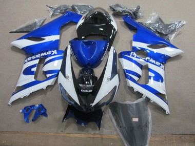 ZX6R 2005-2006 Verkleidung - Blau Weiß
