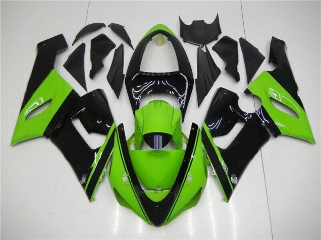 ZX6R 2005-2006 Verkleidung - Grün Schwarz ZX6R 2005-2006 Verkleidung - Grün Schwarz