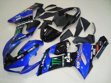 ZX6R 2005-2006 Verkleidungen - Bonbon blau Monster