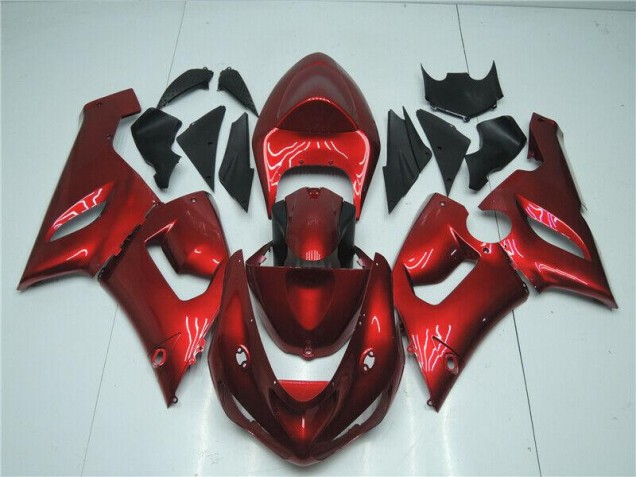 ZX6R 2005-2006 Verkleidungen - Candy Rot ZX6R 2005-2006 Verkleidungen - Candy Rot