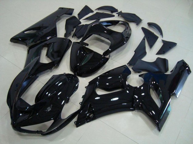 ZX6R 2005-2006 Verkleidungen - Glänzend Schwarz ZX6R 2005-2006 Verkleidungen - Glänzend Schwarz