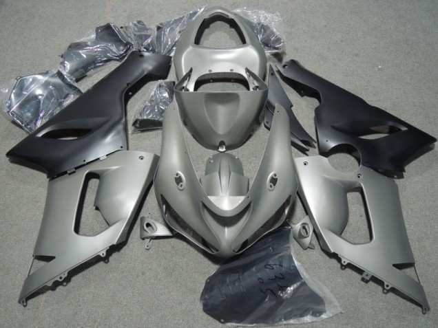 ZX6R 2005-2006 Verkleidungen - Grau Schwarz ZX6R 2005-2006 Verkleidungen - Grau Schwarz