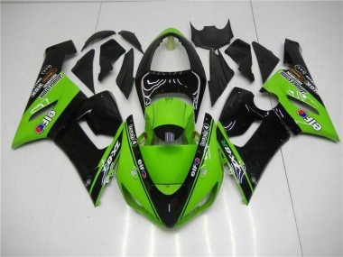 ZX6R 2005-2006 Verkleidungen - Grün