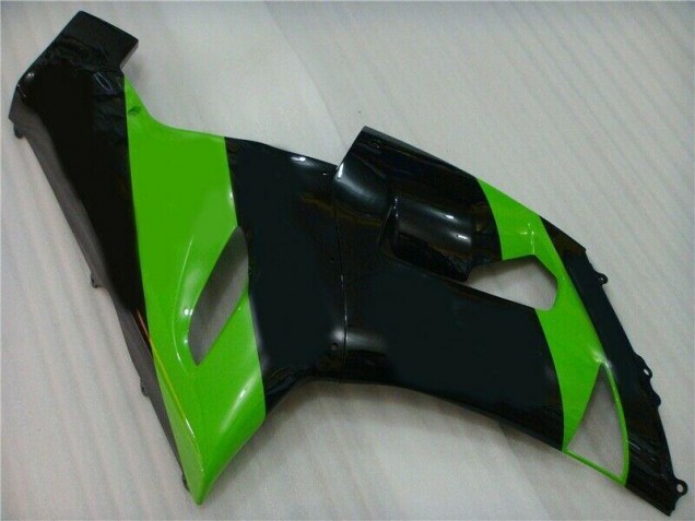 ZX6R 2005-2006 Verkleidungen - Grün Schwarz