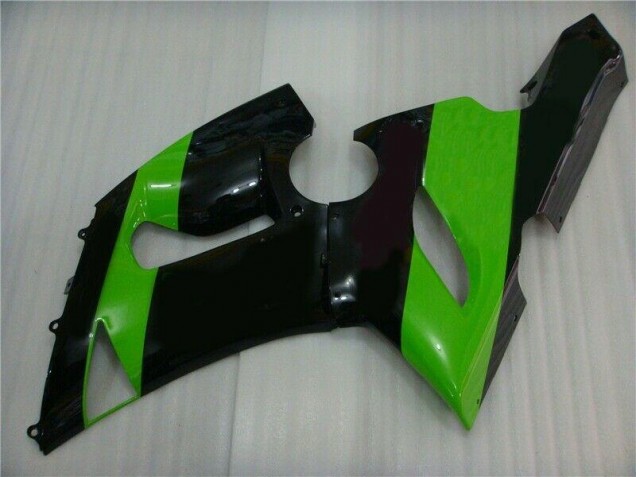 ZX6R 2005-2006 Verkleidungen - Grün Schwarz