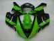 ZX6R 2005-2006 Verkleidungen - Grün Schwarz