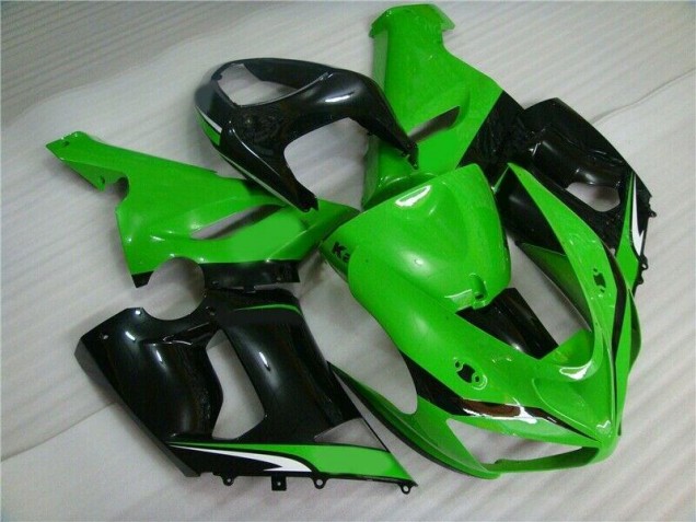 ZX6R 2005-2006 Verkleidungen - Grün Weiß Schwarz