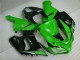 ZX6R 2005-2006 Verkleidungen - Grün Weiß Schwarz