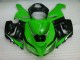 ZX6R 2005-2006 Verkleidungen - Grün Weiß Schwarz
