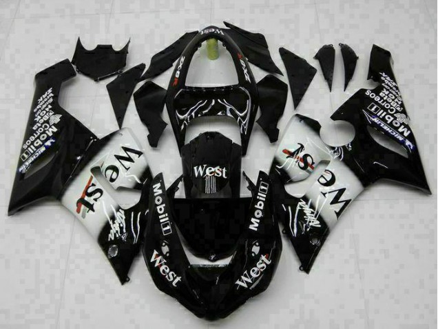 ZX6R 2005-2006 Verkleidungen Komplett Sets - Schwarz ZX6R 2005-2006 Verkleidungen Komplett Sets - Schwarz