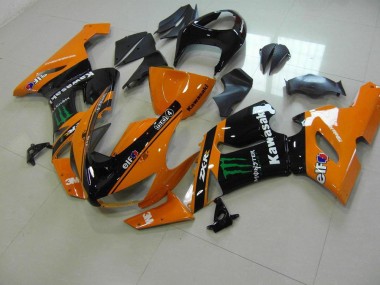 ZX6R 2005-2006 Verkleidungen - Orange Monster