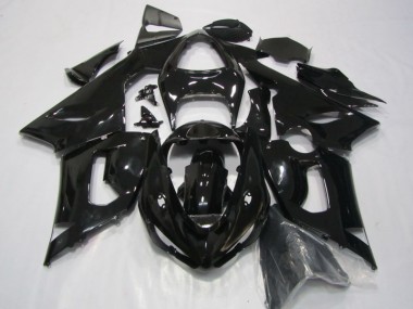 ZX6R 2005-2006 Verkleidungen - Schwarz