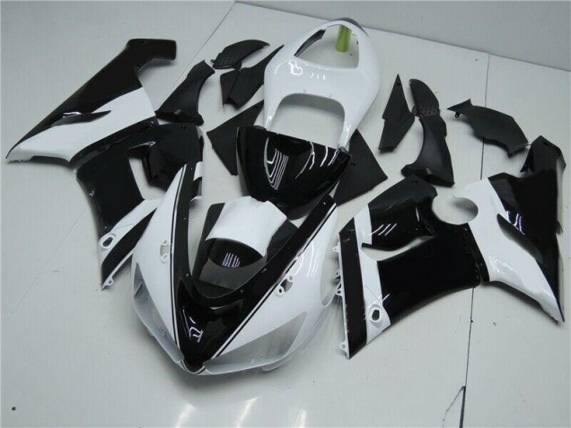 ZX6R 2005-2006 Verkleidungen - Schwarz Weiß