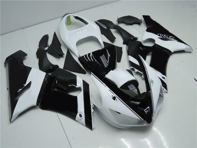 ZX6R 2005-2006 Verkleidungen - Schwarz Weiß