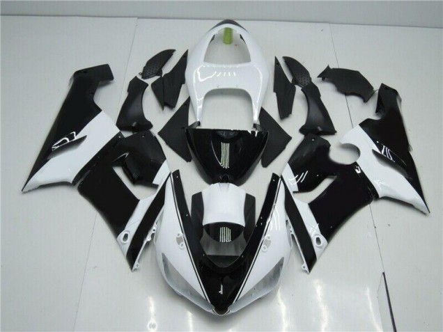 ZX6R 2005-2006 Verkleidungen - Schwarz Weiß