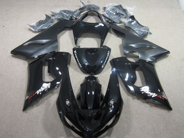 ZX6R 2005-2006 Verkleidungen - Schwarzer Ninja 636