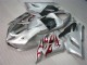 ZX6R 2005-2006 Verkleidungen - Silber Rot Flammen ZX6R 2005-2006 Verkleidungen - Silber Rot Flammen