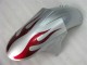 ZX6R 2005-2006 Verkleidungen - Silber Rot Flammen ZX6R 2005-2006 Verkleidungen - Silber Rot Flammen