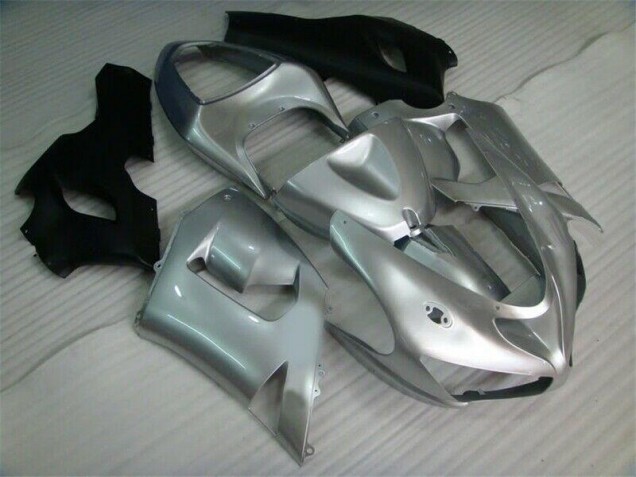 ZX6R 2005-2006 Verkleidungen - Silber Schwarz ZX6R 2005-2006 Verkleidungen - Silber Schwarz